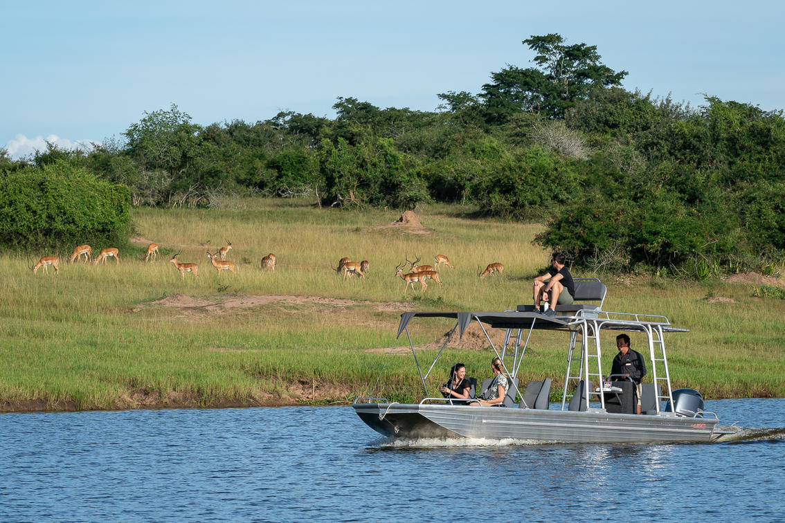 Safari au Rwanda en bateau à Akagera