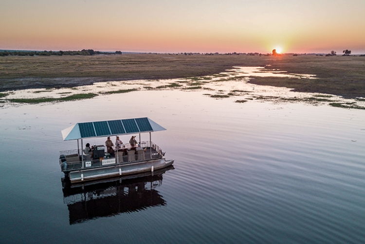 Croisière sur la rivière Chobe en safari au Botswana