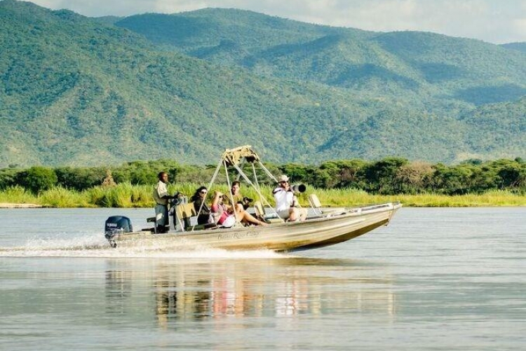 Safari en bateau sur le Zambèze, voyage en Zambie