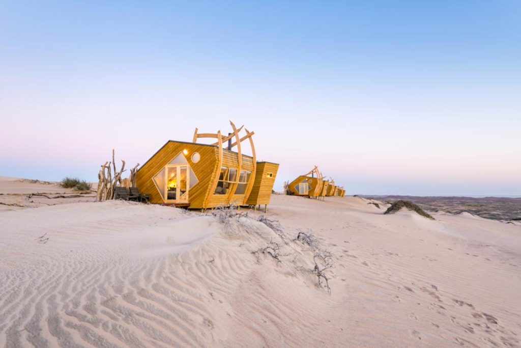 Shipwreck Camp skeleton coast desert Agence loin de la foule Voyage de luxe en Namibie en avion Taxi
