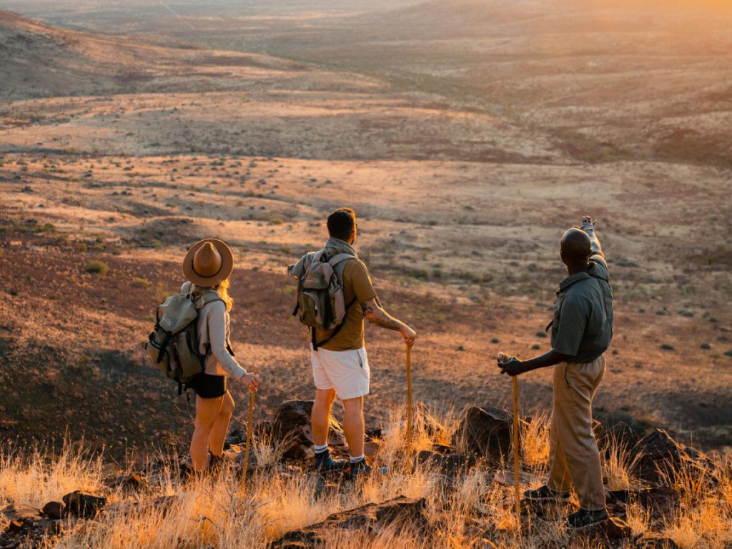 Namibie Botswana Chutes Victoria Etendeka Walking trail